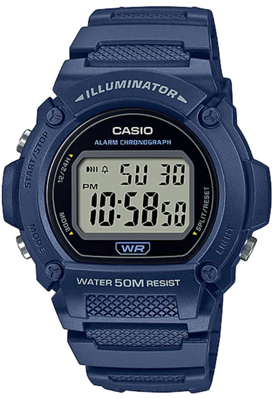 CASIO MONTRES CASIO STANDARD W-219H-2A CASIO STANDARD - JOYLLIA 4549526294716