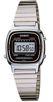 CASIO MONTRES CASIO VINTAGE LADY STEEL LA-670WA-1 CASIO VINTAGE LADY STEEL - JOYLLIA 4971850436560