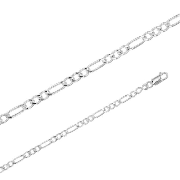 JOYLLIA Chaine Argent 925/1000 / Figaro triple Chaîne de cou 50cm/Ø3.50mm maille figaro triple en argent 925/1000 31710513 Chaîne de cou 50cm/Ø3.50mm maille figaro triple en argent 925/1000 - JOYLLIA