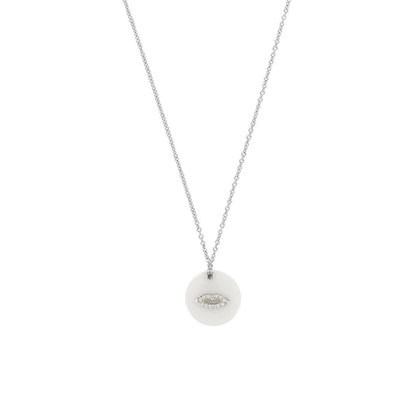 JOYLLIA Collier Collier céramique motif bouche Collier céramique motif bouche - JOYLLIA
