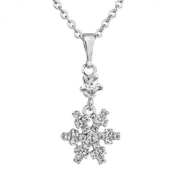 JOYLLIA Collier Cristal de Swarovski Collier étoile et flocon de neige, cristaux certifiés Swarovski 7430-6106-02-rh Collier étoile et flocon de neige, cristaux certifiés Swarovski - JOYLLIA