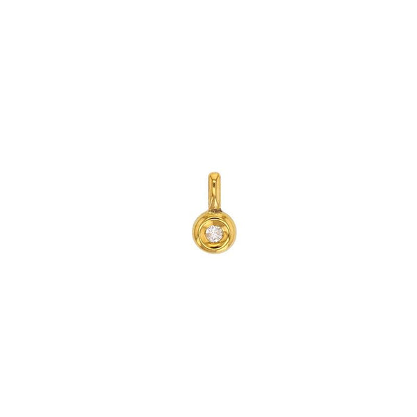 JOYLLIA Pendentif Or 375/1000 Pendentif Or 375/1000 diamant 0,06 ct serti clos 396781 Pendentif Or 375/1000 diamant 0,06 ct serti clos - JOYLLIA