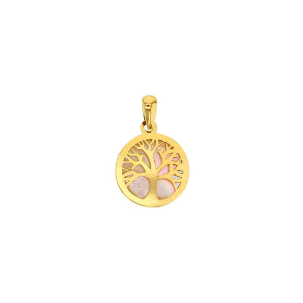 JOYLLIA Pendentif Or 750/1000 Pendentif arbre de vie en Or 750/1000 et nacre 306005 Pendentif arbre de vie en Or 750/1000 et nacre - JOYLLIA