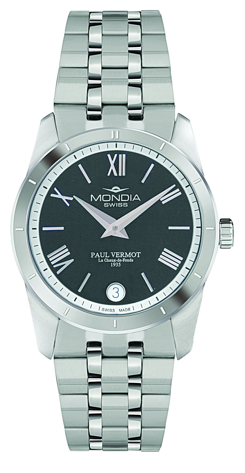 MONDIA MONTRES MONDIA Mod. PAUL VERMOT MS-205-SS-05GY-CM MONDIA Mod. PAUL VERMOT - JOYLLIA 8056734572605