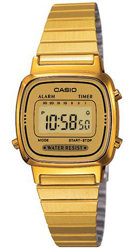 CASIO MONTRES CASIO VINTAGE LADY GOLD LA-670WG-9 CASIO VINTAGE LADY GOLD - JOYLLIA 4971850935155