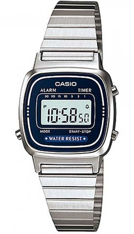CASIO MONTRES CASIO VINTAGE LADY STEEL LA-670WA-2 CASIO VINTAGE LADY STEEL - JOYLLIA 4971850965244