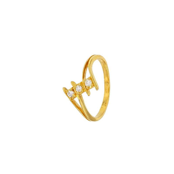 JOYLLIA Bague Ø 52 / Or 375/1000 Bague trilogie Or 375/1000 diamants 0,12 ct 39115852 Bague trilogie Or 375/1000 diamants 0,12 ct - JOYLLIA