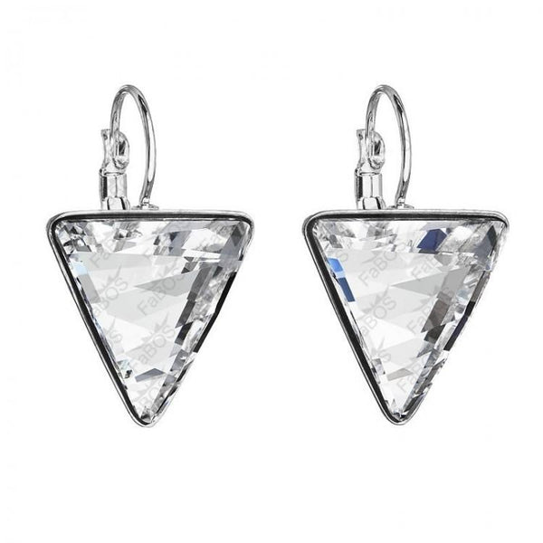 JOYLLIA Boucles d'oreilles Boucles d'oreilles triangle de cristal, certifié Swarovski Boucles d'oreilles triangle de cristal, certifié Swarovski - JOYLLIA
