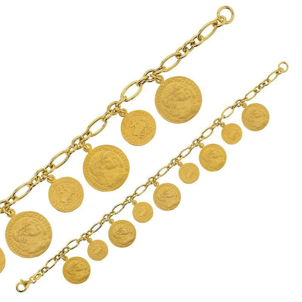 JOYLLIA Bracelet Argent 925/1000 Doré Bracelet brillant collection ROMAINE mate en argent 925/1000 doré 318428 Bracelet brillant collection ROMAINE mate en argent 925/1000 doré - JOYLLIA