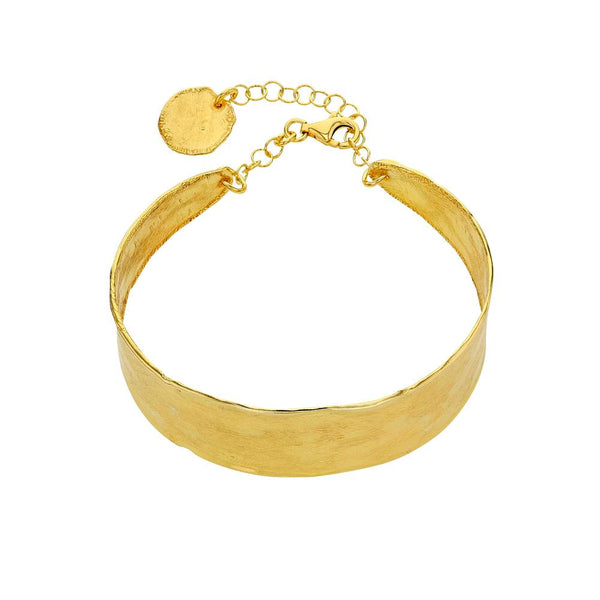 JOYLLIA Bracelet Argent 925/1000 Doré Bracelet rigide ANTIC largeur 1,8 cm argent 925/1000 doré effet mat et brillant brossé 31812776D Bracelet rigide ANTIC largeur 1,8 cm argent 925/1000 doré effet mat et brillant brossé - JOYLLIA