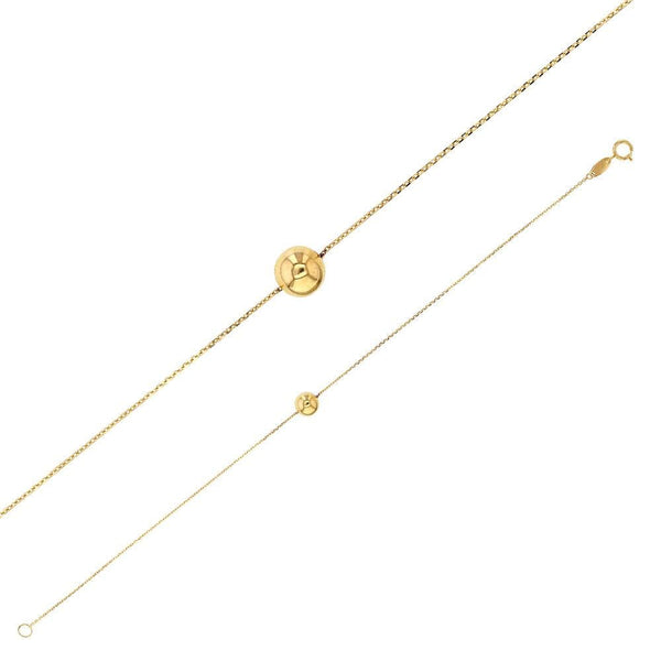 JOYLLIA Bracelet Or 750/1000 Bracelet en Or 750/1000 orné d'une boule 308009 Bracelet en Or 750/1000 orné d'une boule - JOYLLIA