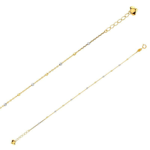 JOYLLIA Bracelet Or 750/1000 Bracelet Or 750/1000 orné de petites boules bicolores 398107 Bracelet Or 750/1000 orné de petites boules bicolores - JOYLLIA